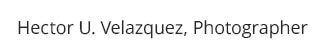 Hector U. Velazquez, Photographer logo